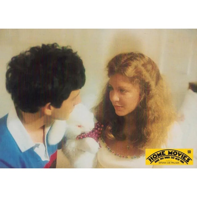 Home Movies - Wie du mir, so ich dir, USA 1979, Cast: Keith Gordon, Nancy Allen. The lobby cards would have been displayed...