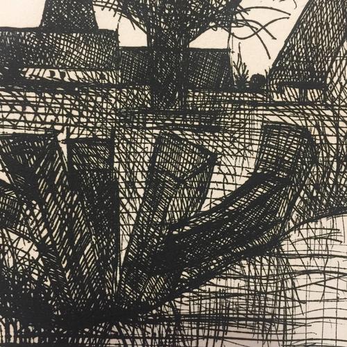 Marcel Gromaire, Le Village, 20th Century, Etching For Sale - Image 3 of 6