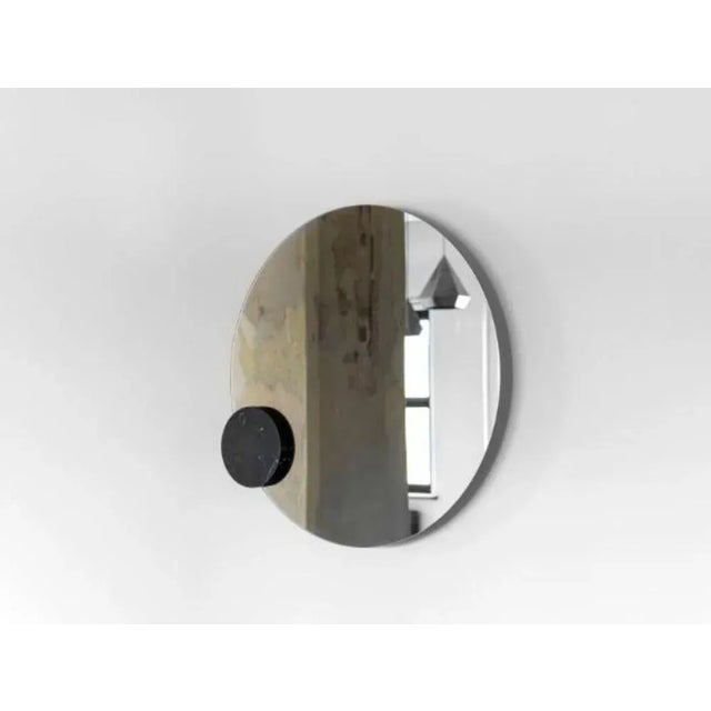 Not Yet Made - Made To Order Marble Moon Mirror by Sebastian Scherer For Sale - Image 5 of 7