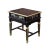 Vintage Chinese Rectangular Color Stone Flower Inlay Accent Side Table For Sale - Image 4 of 8