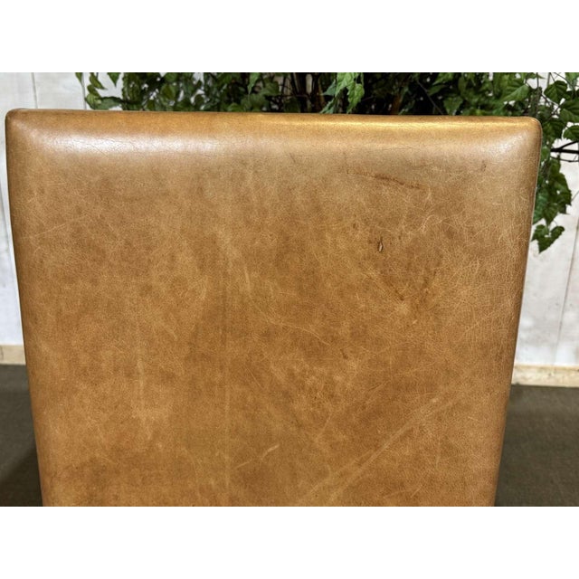 Brown English Chairs in Beech and Imitation Leather, 1980s, Set of 4 For Sale - Image 8 of 13