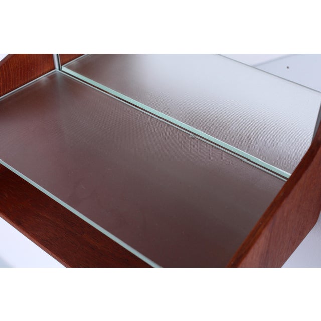 Teak Euroika Console Mirror by Friso Kramer for Auping, 1960s For Sale - Image 12 of 17