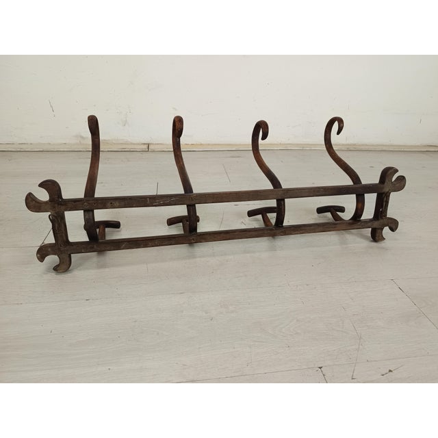 Wall-Mounted Coat Rack from Thonet, 1890s For Sale - Image 9 of 16