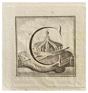 Various Old Masters, Capital Letter, Etching, 1750s