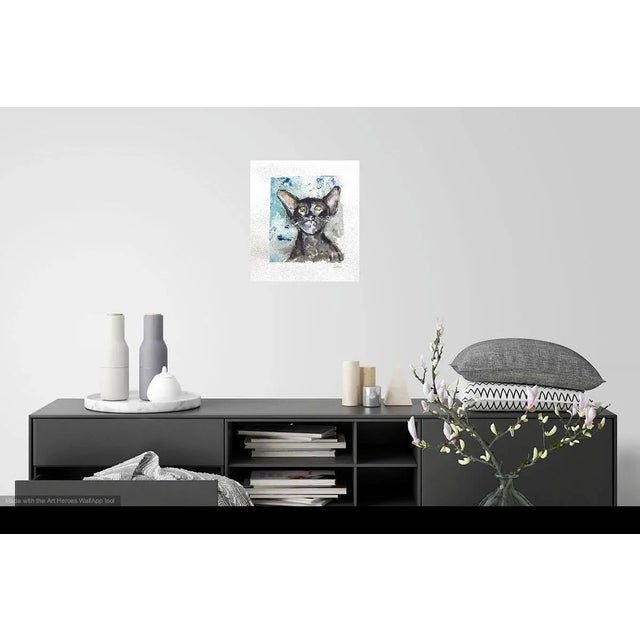 PRICE REDUCED: Over 25 people have "liked" this painting, be the one to own it! Joyful, delicate, this ink, charcoal and...