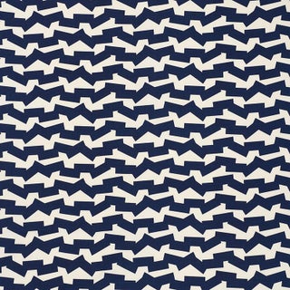 Sample - Schumacher X Studio Bon Jumble Ii Fabric in Navy For Sale