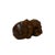 Asian 3" Artistic Brown Wood Carved Elephant Fengshui Miniature Figure For Sale - Image 3 of 9