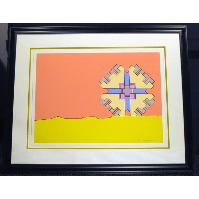 "Horizon Enigma" by Peter Max Pencil signed, dated and numbered by Peter Max Original Limited Edition Vintage Serigraph...