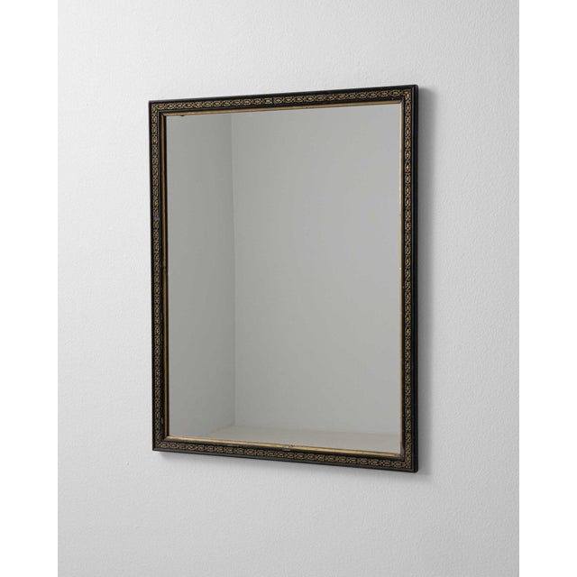 French 19th Century France Napoleon III Bronze Wood Mirror For Sale - Image 3 of 5