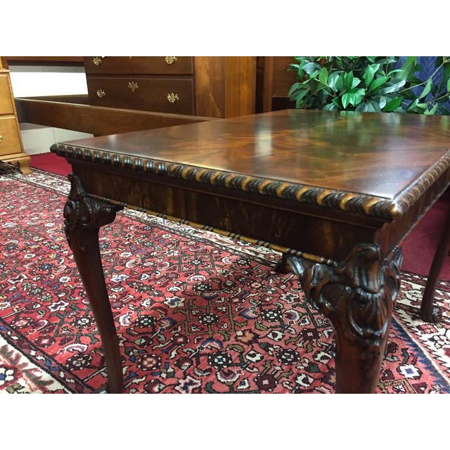 Vintage 1930s Mahogany Ball and Claw Foot Coffee Table Chairish