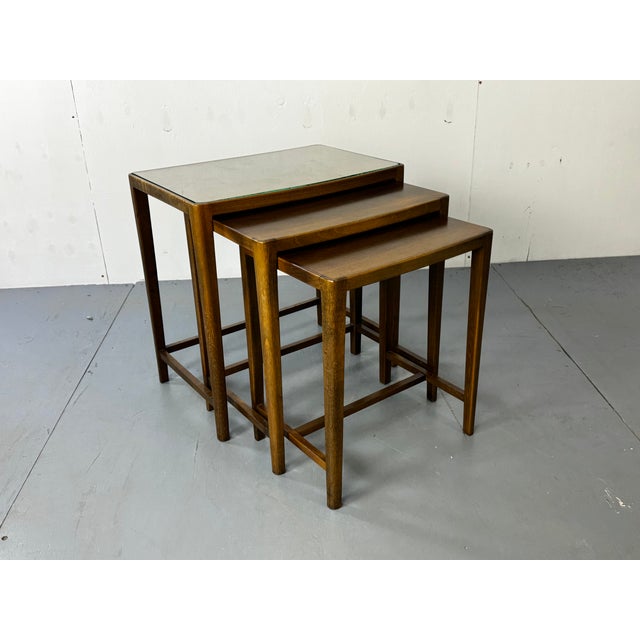 Vintage Mid-Century Modernist Danish Set of Nesting Tables, 1960s, Set of 3 For Sale - Image 4 of 8