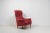 Red Mid-Century Modern Armchair by Carl Malmsten For Sale - Image 8 of 12