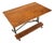 Mid 20th Century Reproduction Solid Wood Cast Iron Drafting Table For Sale