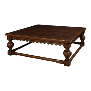 Large Rustic Square Coffee Table