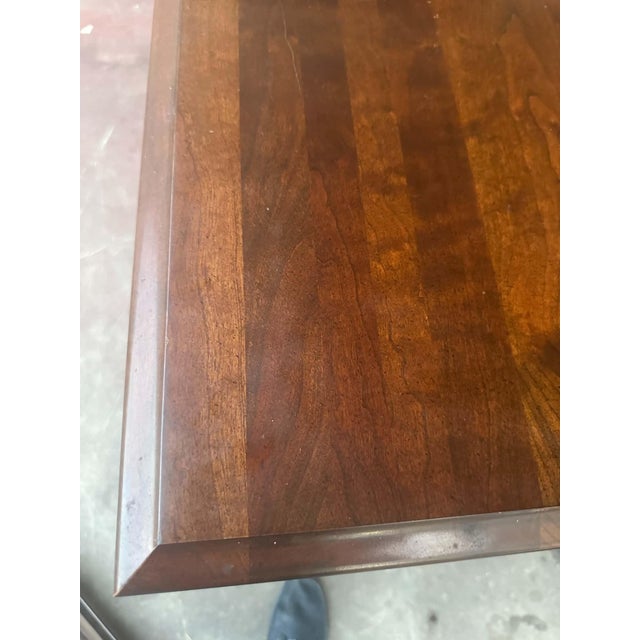 Traditional Kincaid Solid Cherry Wood Georgian Dresser Made in North Carolina in 1986 - 61" X 19" X 33.5" H For Sale - Image 3 of 3