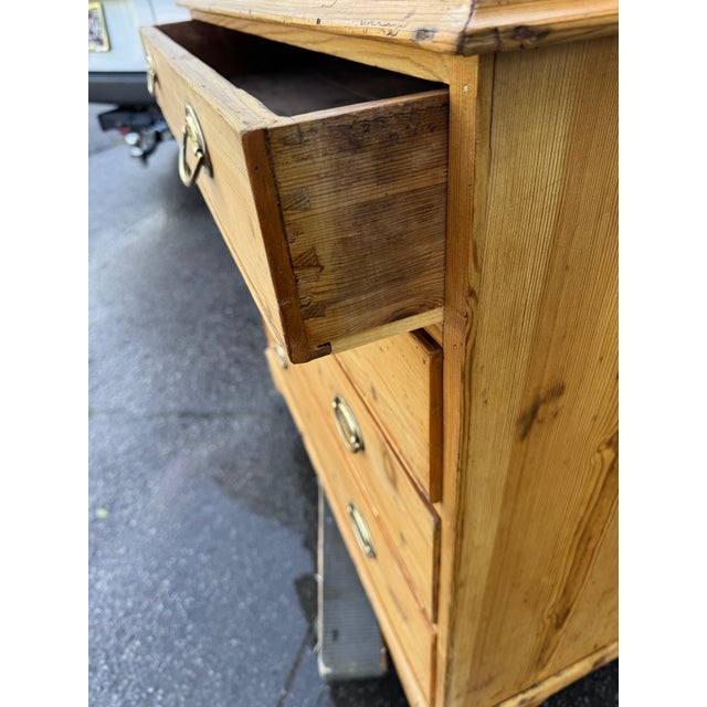 19th Century English Pine Chest For Sale - Image 13 of 14