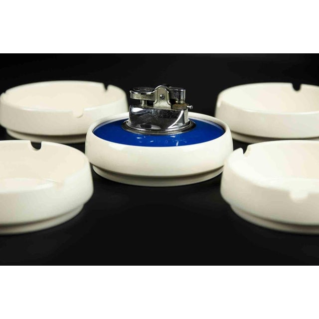 Pyramidal Smoking Set, Germany, 1970s, Set of 5 For Sale - Image 4 of 5