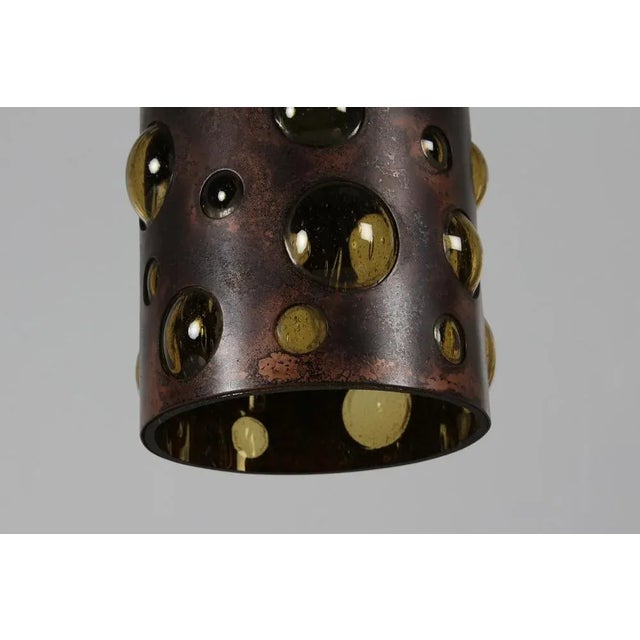 Wabi Sabi Amber Color Glass from Raak, 1960s For Sale - Image 6 of 7