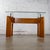 Mid to Late 20th Century Modern to Scandinavian Modern Dining Table Teak Slab Base & Rectangular Beveled Glass Top For Sale - Image 13 of 18