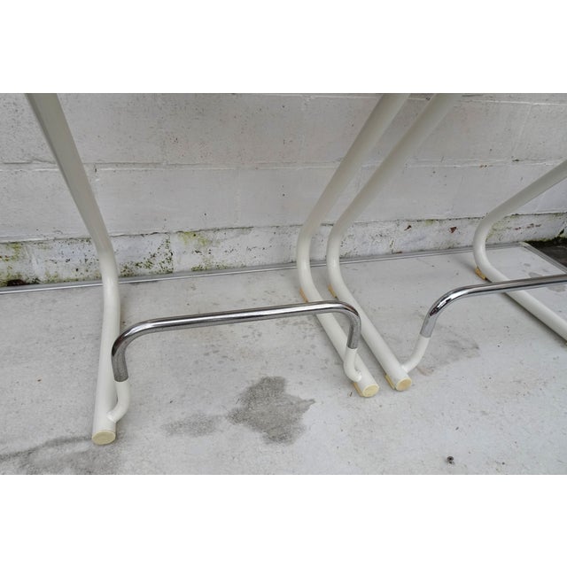 Space Age Stackable Stools by Borge Lindau & Bo Lindekrantz for Lammhults, 1970s, Set of 2 For Sale - Image 9 of 17