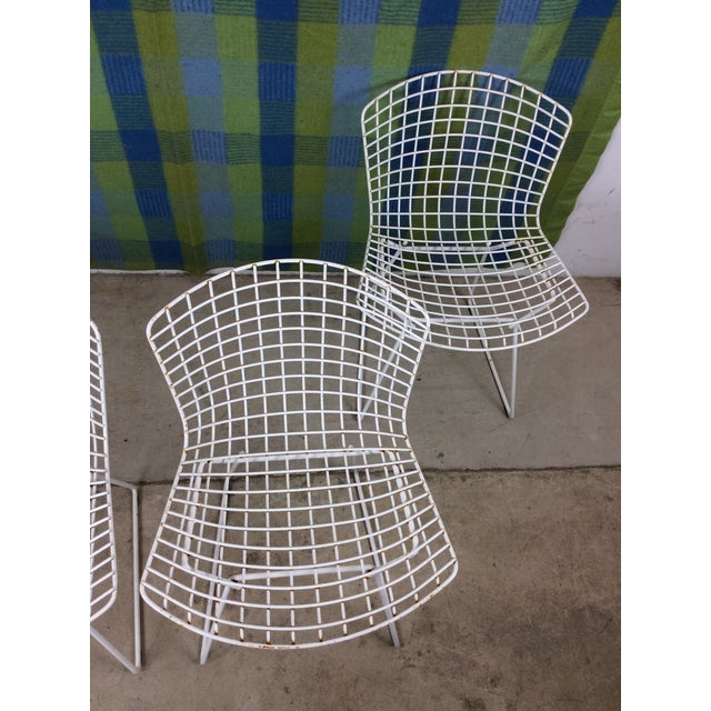 Set of 4 Indoor / Outdoor Chairs by Harry Bertoia for Knoll For Sale - Image 9 of 18