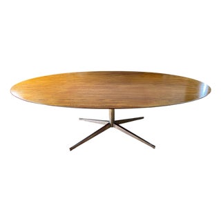 Monumental Florence Knoll Oval Table Desk 1960s For Sale
