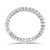 Embrace eternal elegance with this exquisite 14K white gold eternity band, rhodium-plated for enduring luster and...