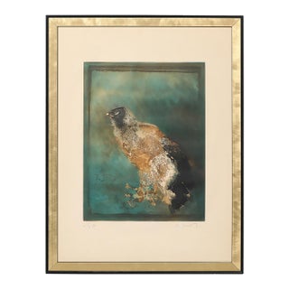 Kaiko Moti "L'Aiglon" Aqua-Tinted Color Etching, Signed in Graphite For Sale