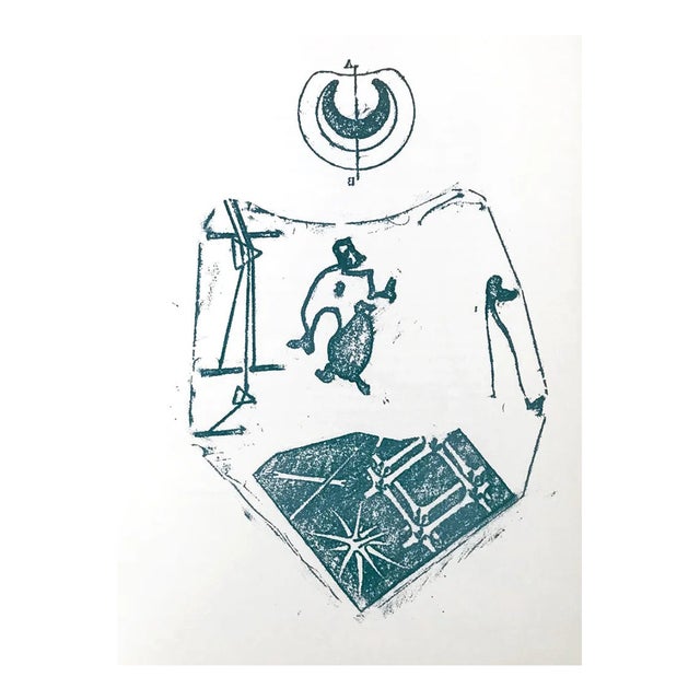 Max Ernst Original Lithograph What the Tortoise Said to Achilles-1 For Sale