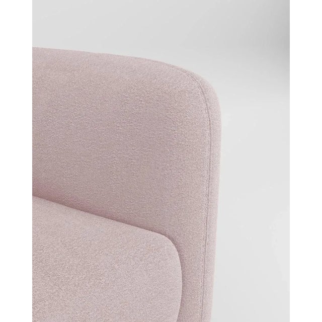 Jacob Armchair in Fabric Boucle Rose by Collector Studio, in New conditions. Designed from 2000