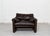Set of Leather Maralunga Lounge Chair and Ottoman by Vico Magistretti for Cassina, 1980s For Sale - Image 11 of 18