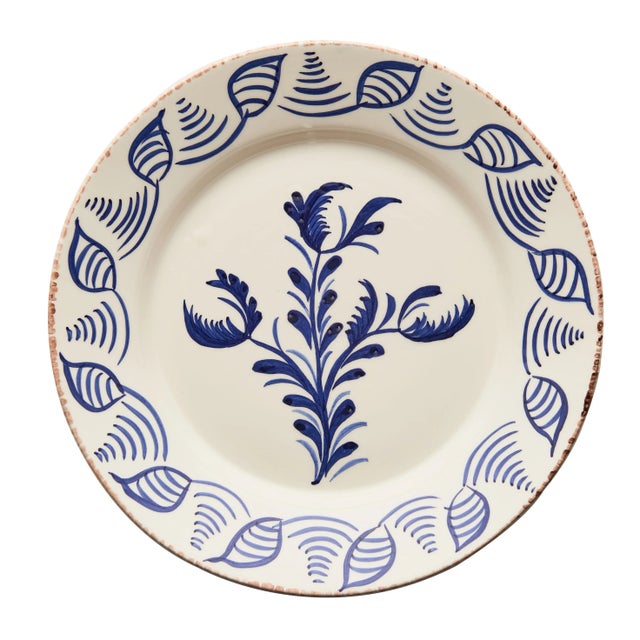 Casa Nuno Blue and White Dinner Plates, Mixed Patterns, Set of 10 For Sale - Image 4 of 7