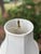 2000 - 2009 Vintage Stiffel Brass Table Lamp With Ivory Bell Shade For Sale - Image 5 of 5