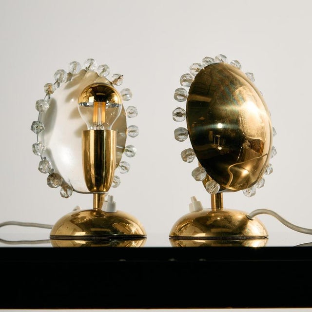 Copper Brass Table Lamps by Rupert Nikoll, 1950s, Set of 2 For Sale - Image 8 of 8