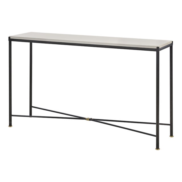 Tara Shaw for Century Furniture Montmartre Console Table-Iron/Brass Knot For Sale
