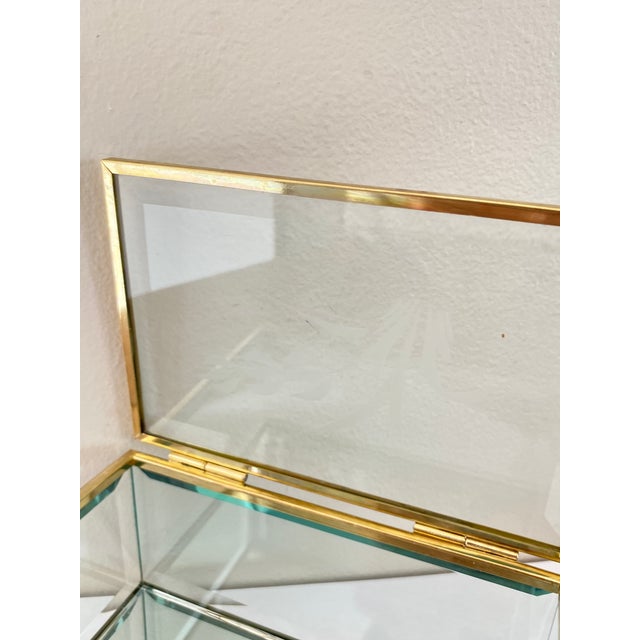 Italian Art Deco Beveled Glass Box, Italy, 1930 For Sale - Image 17 of 18
