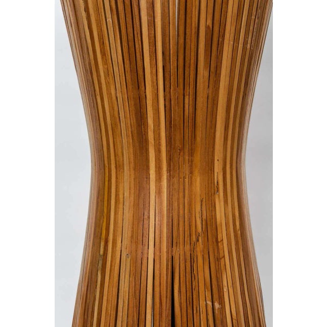 1960s Danish Wooden Stick Table Lamp, 1960s For Sale - Image 5 of 8