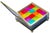 Mid 20th Century Handmade Colorful Glass Coasters With Footed Box Set- 7 Pieces For Sale In New York - Image 6 of 8