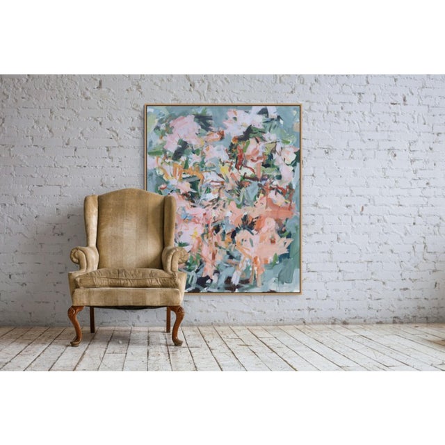 Textile Karen Silve, The State of Then, 2026, Acrylic Painting on Canvas For Sale - Image 7 of 11