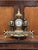 Vintage Brass & Bronze Clock For Sale - Image 10 of 13