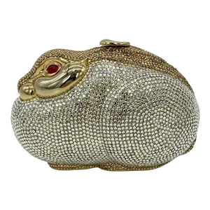 Judith Leiber Swarovski Crystal Rabbit Minaudiere