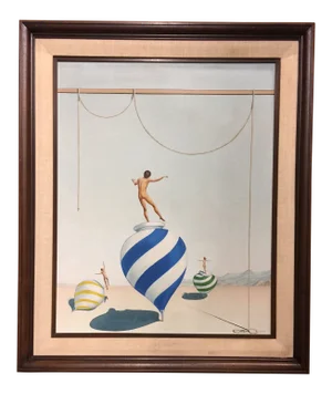 "On Top" Original Oil Painting by Frank Porpat