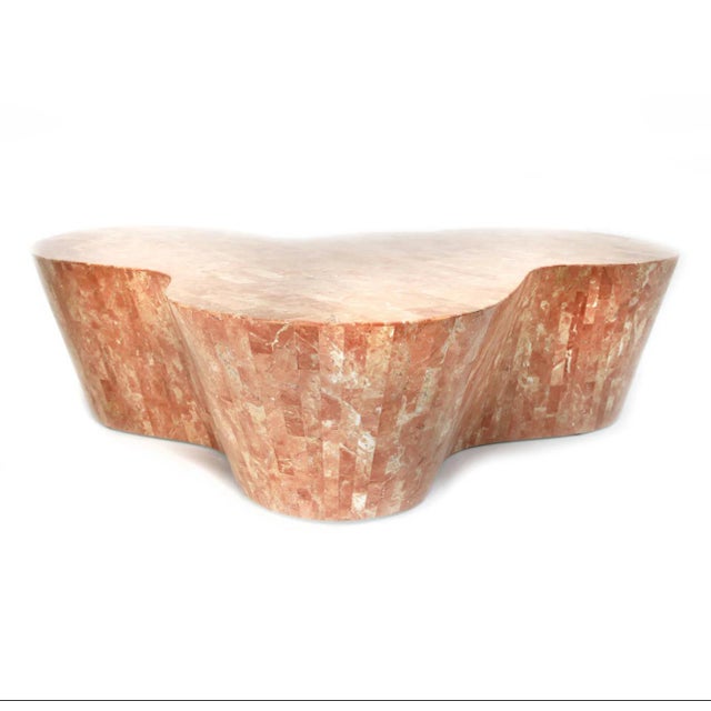 The organic-shaped Orgo cocktail table is a pleasing accent in any modern setting. Each hand-finished table is constructed...