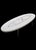 Vintage Mid-Century Modern Oval Mosaic White Bronze Tile Coffee Table For Sale In West Palm - Image 6 of 12