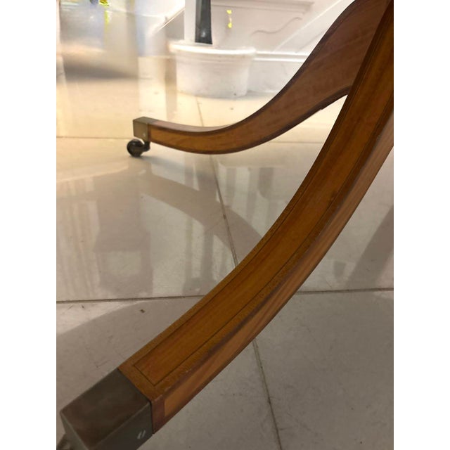 Antique Regency Figured Oval Mahogany Dining Table, 1920s For Sale - Image 12 of 17