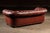 Late 20th Century Tufted Leather Chesterfield Sofa in Burgundy For Sale - Image 4 of 15
