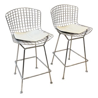 Harry Bertoia for Knoll Bertoia Counter Stools, Pair For Sale