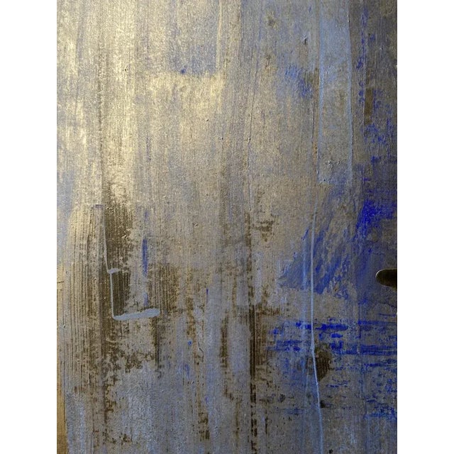 Mixed media on canvas canvas on stretcher signed and titled on the back: "jaffa n°2, the elephants h 121cm x w 85 cm x d 4...