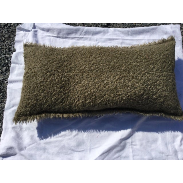 2020s Contemporary Real Alpaca fabricLumbar Pillow For Sale - Image 5 of 5