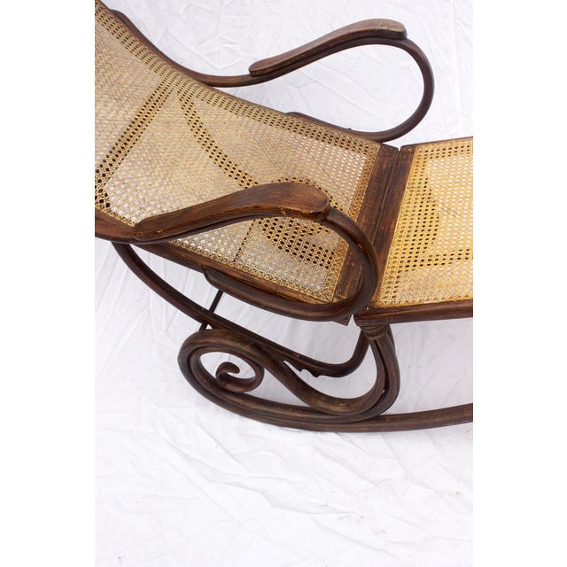 Bentwood Reclining Daybed from Gebrüder Thonet,1890s For Sale - Image 16 of 18
